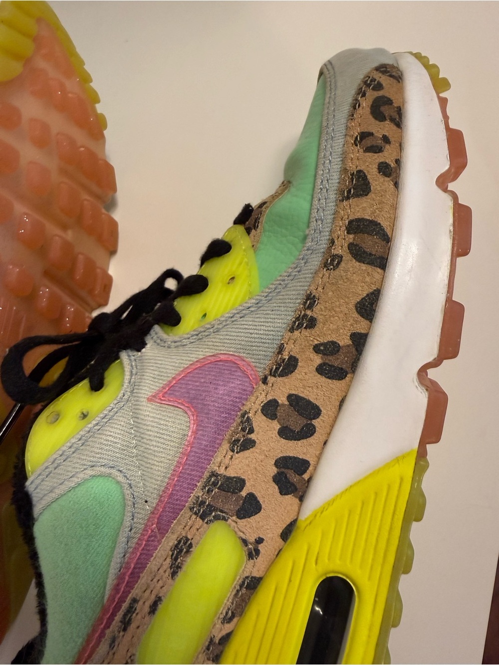 Nike Air Max 90 LX Illusion Dancefloor Green Women's Size 10.5 CW3499-300 - Picture 13 of 16